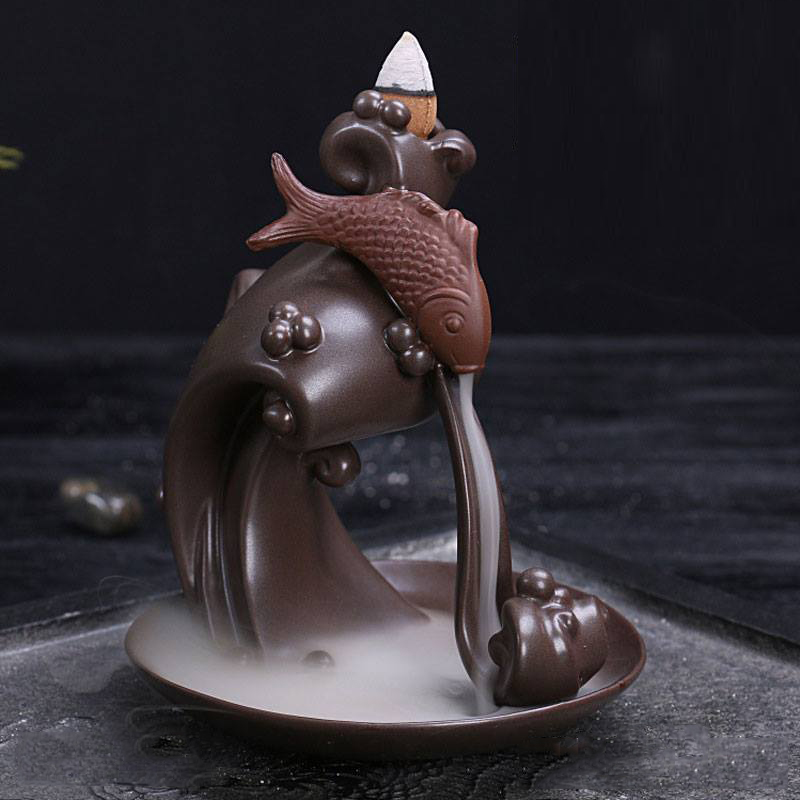 Thác khói trầm hương cá chép